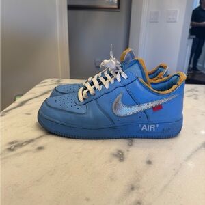 Nike Air Force One Off White Blue